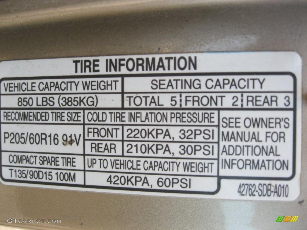 2003 Accord EX V6 Sedan - Desert Mist Metallic / Ivory photo #31