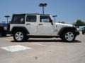 2007 Stone White Jeep Wrangler Unlimited X  photo #2