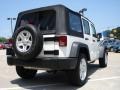 2007 Stone White Jeep Wrangler Unlimited X  photo #3