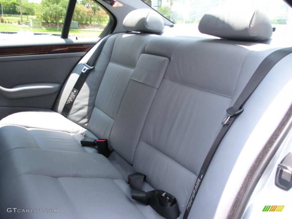 2000 3 Series 323i Sedan - Titanium Silver Metallic / Grey photo #14
