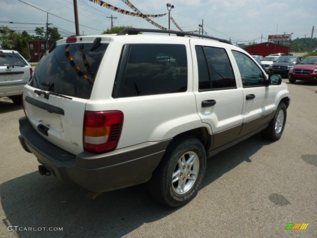 2003 Grand Cherokee Laredo 4x4 - Stone White / Dark Slate Gray photo #5