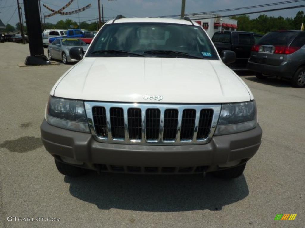 2003 Grand Cherokee Laredo 4x4 - Stone White / Dark Slate Gray photo #8