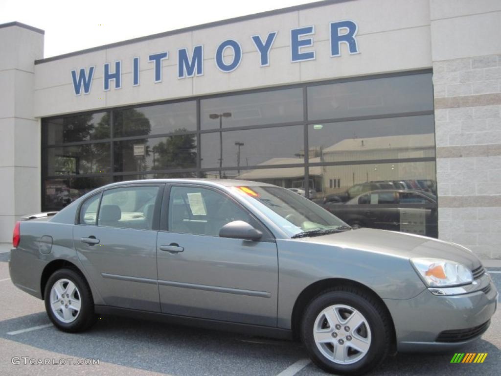 2004 Malibu LS V6 Sedan - Medium Gray Metallic / Gray photo #1