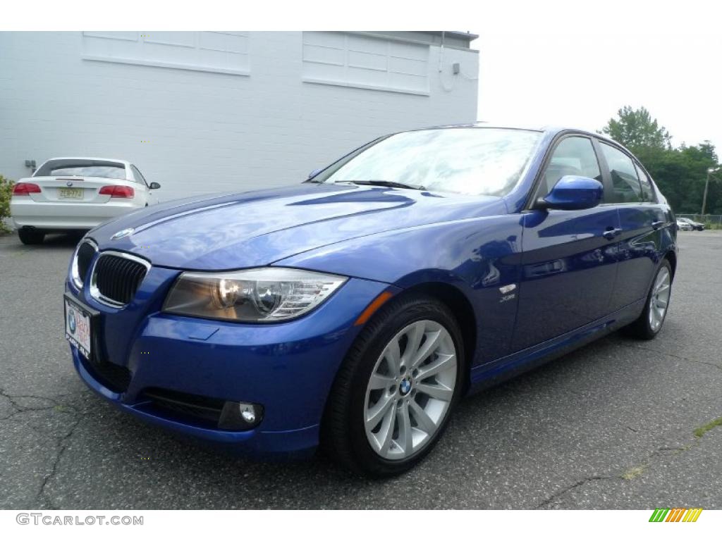 2010 3 Series 328i xDrive Sedan - Montego Blue Metallic / Black photo #3