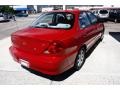 2003 Pepper Red Kia Spectra LS Sedan  photo #4