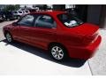 2003 Pepper Red Kia Spectra LS Sedan  photo #5