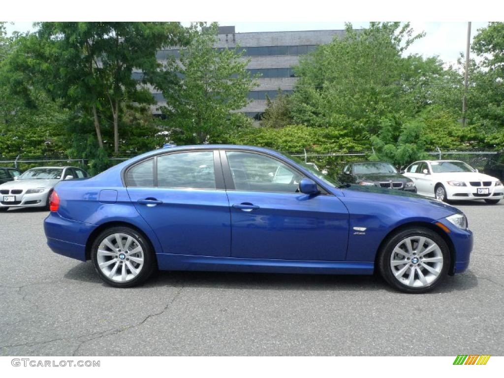 2010 3 Series 328i xDrive Sedan - Montego Blue Metallic / Black photo #11