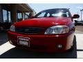 2003 Pepper Red Kia Spectra LS Sedan  photo #13