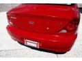 2003 Pepper Red Kia Spectra LS Sedan  photo #15