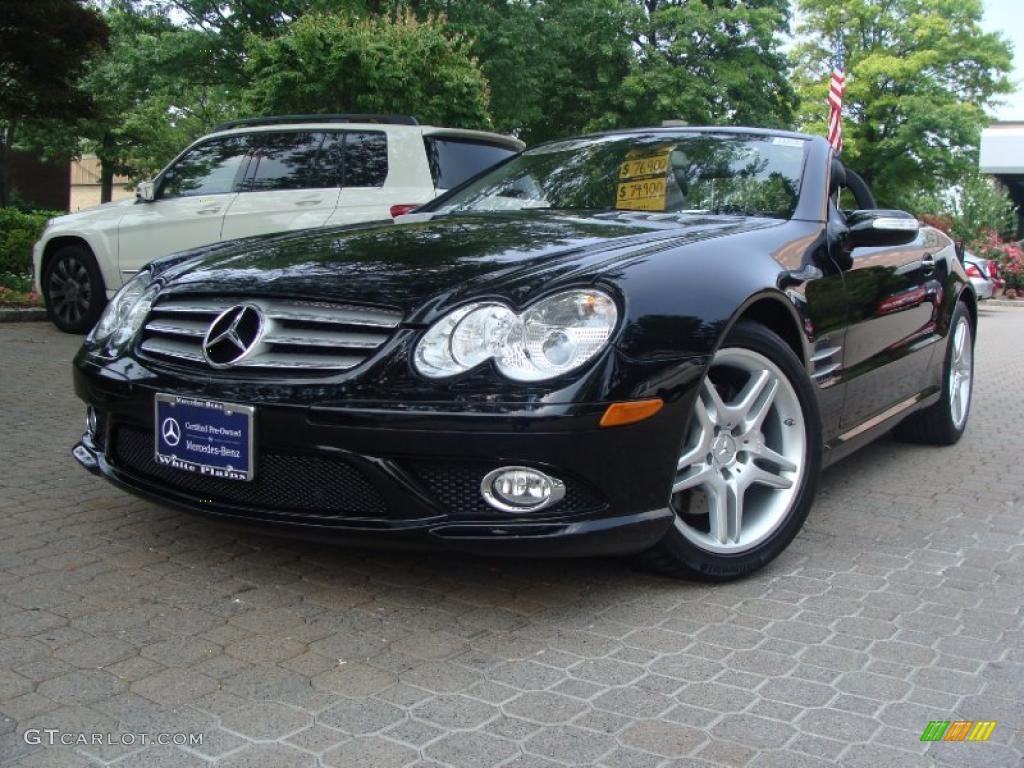 Black Mercedes-Benz SL