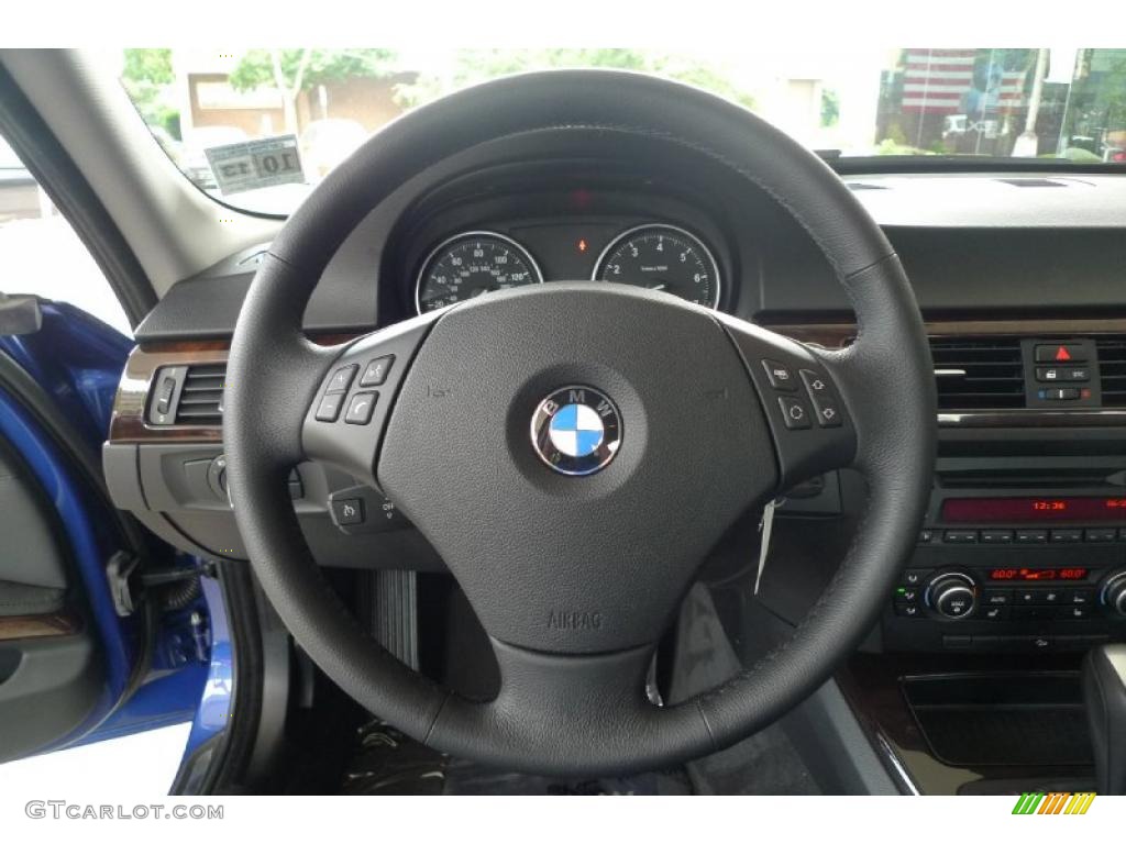 2010 3 Series 328i xDrive Sedan - Montego Blue Metallic / Black photo #40