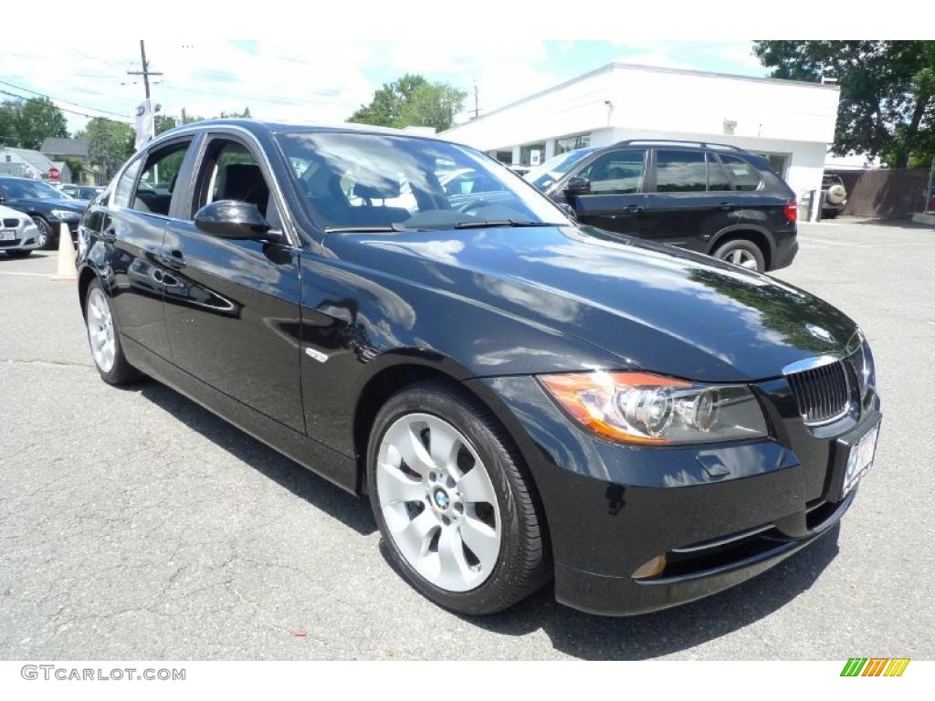 2008 3 Series 335xi Sedan - Jet Black / Black photo #1
