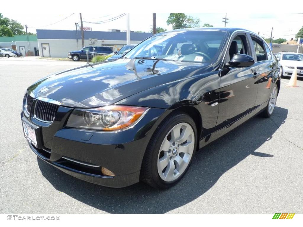 2008 3 Series 335xi Sedan - Jet Black / Black photo #4