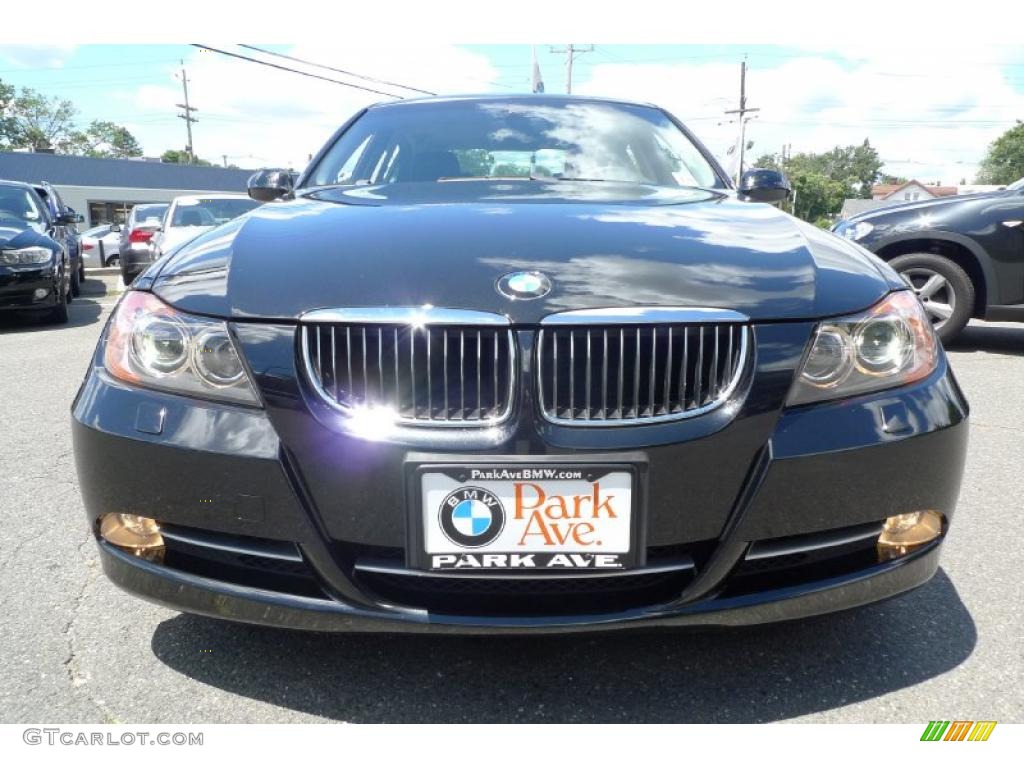 2008 3 Series 335xi Sedan - Jet Black / Black photo #6