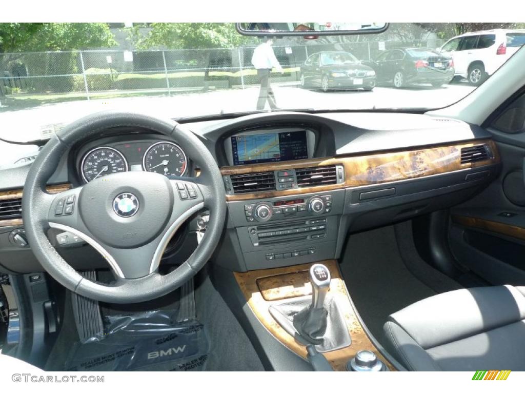 2008 3 Series 335xi Sedan - Jet Black / Black photo #7