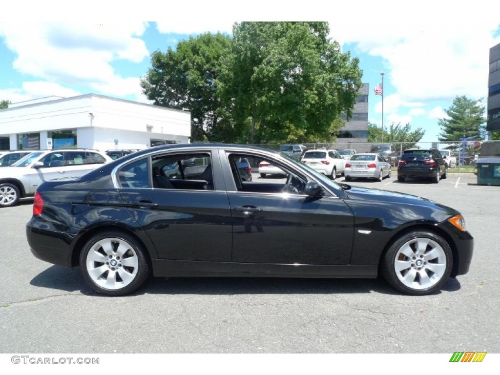 2008 3 Series 335xi Sedan - Jet Black / Black photo #10