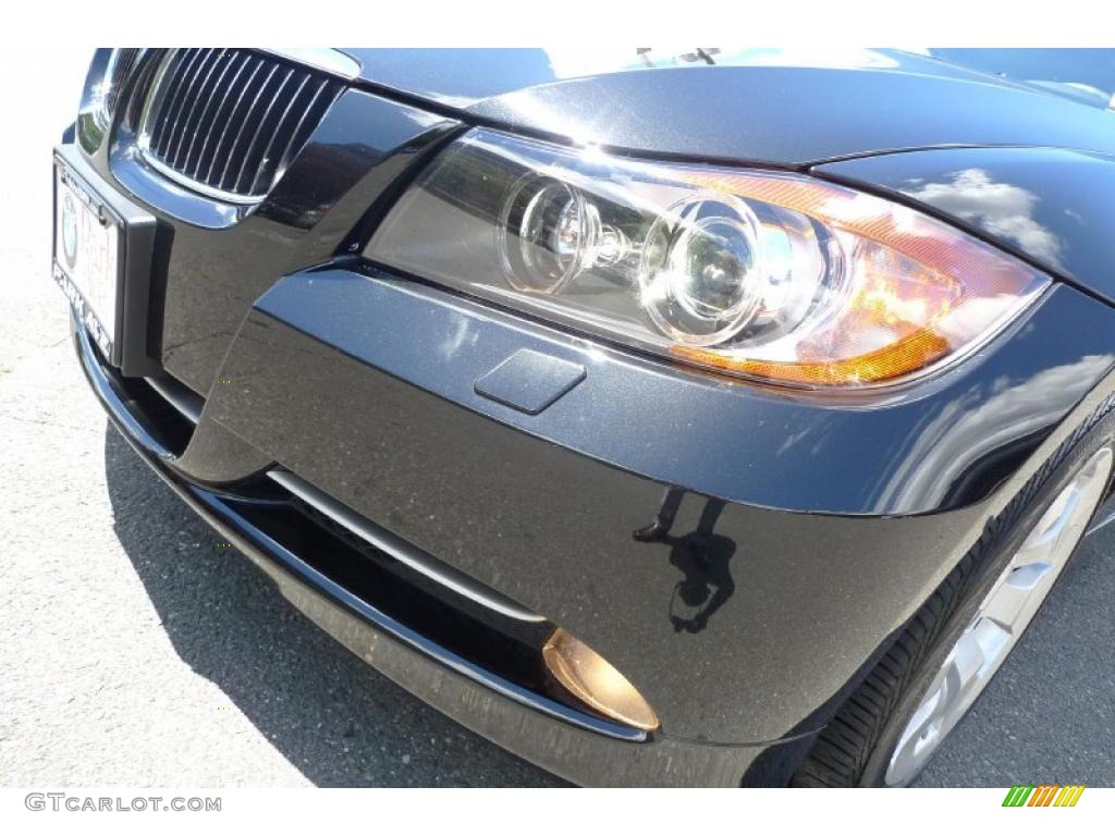 2008 3 Series 335xi Sedan - Jet Black / Black photo #13