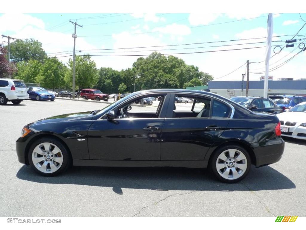 2008 3 Series 335xi Sedan - Jet Black / Black photo #16