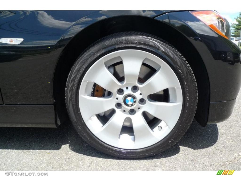 2008 3 Series 335xi Sedan - Jet Black / Black photo #20