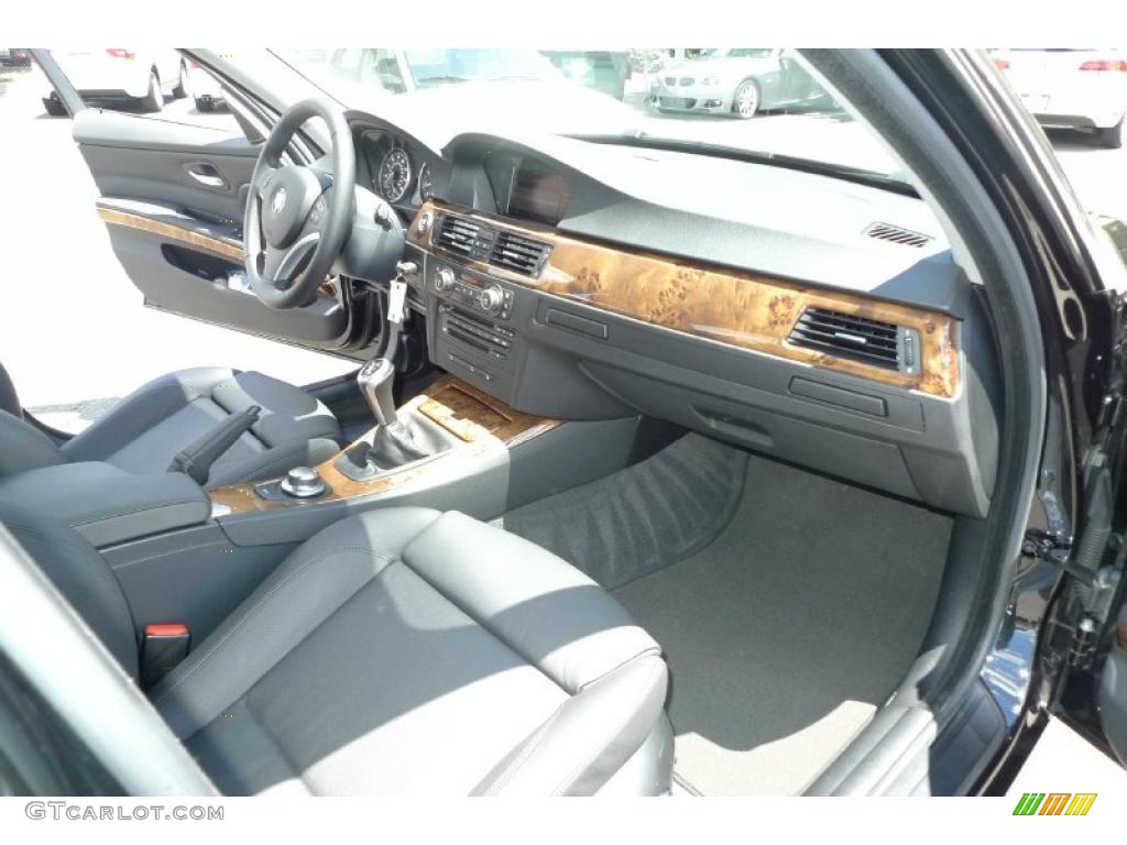 2008 3 Series 335xi Sedan - Jet Black / Black photo #34