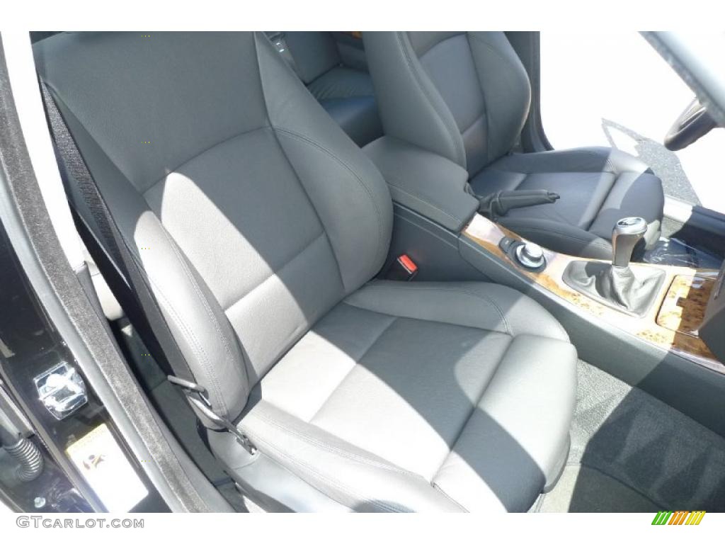 2008 3 Series 335xi Sedan - Jet Black / Black photo #35