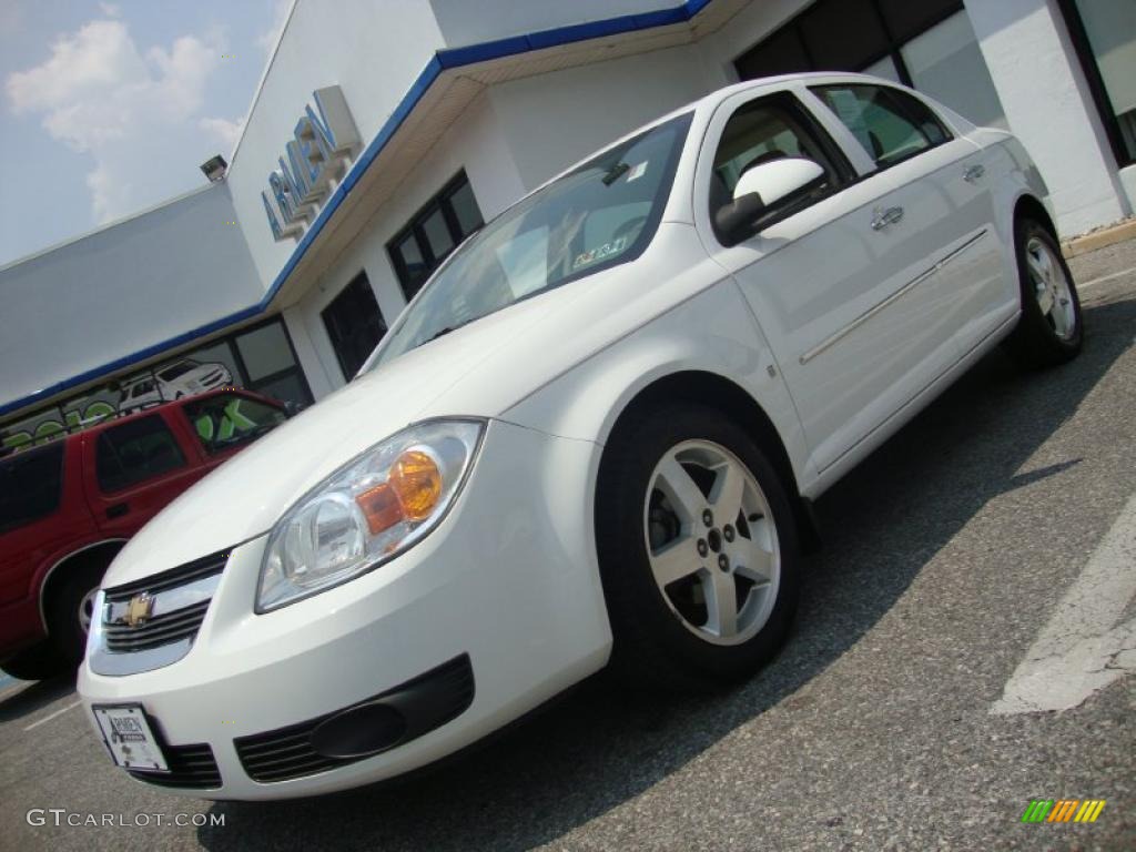 2006 Cobalt LTZ Sedan - Summit White / Neutral photo #1