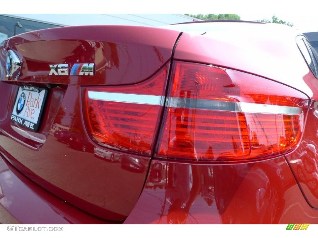 2010 X6 M  - Melbourne Red Metallic / Black photo #15