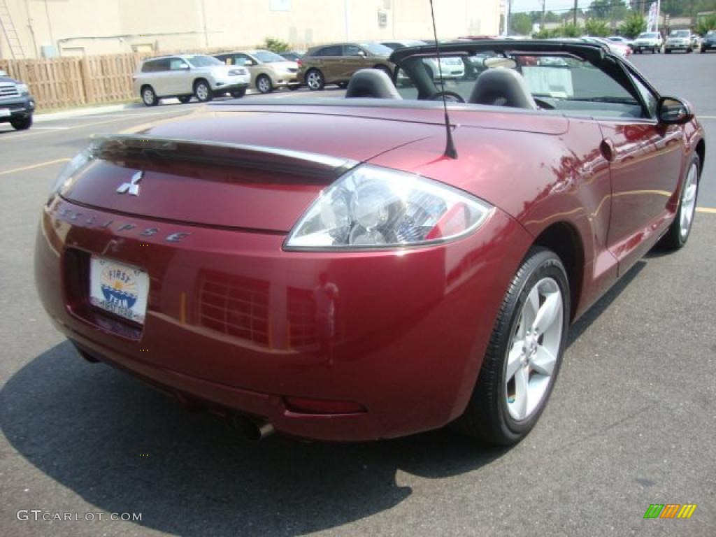 2007 Eclipse Spyder GS - Ultra Red Pearl / Dark Charcoal photo #5