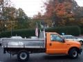 2004 Orange Ford F350 Super Duty XL Regular Cab Chassis  photo #6