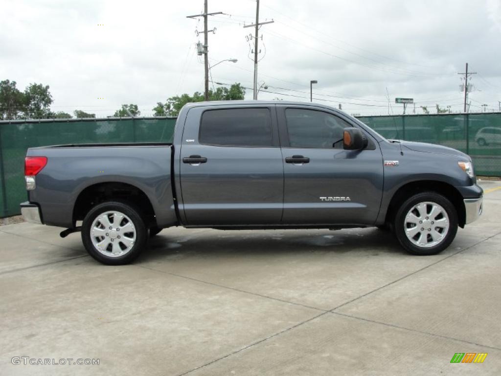 2007 Tundra SR5 CrewMax - Nautical Blue Metallic / Graphite Gray photo #2