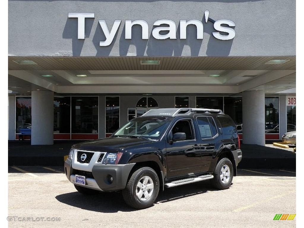 2009 Xterra SE 4x4 - Night Armor Metallic / Graphite/Steel photo #1