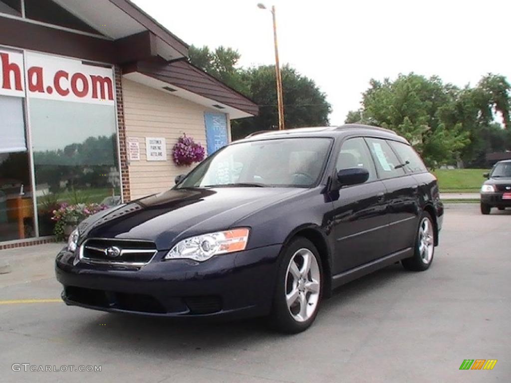 2006 Legacy 2.5i Limited Wagon - Regal Blue Pearl / Taupe photo #7