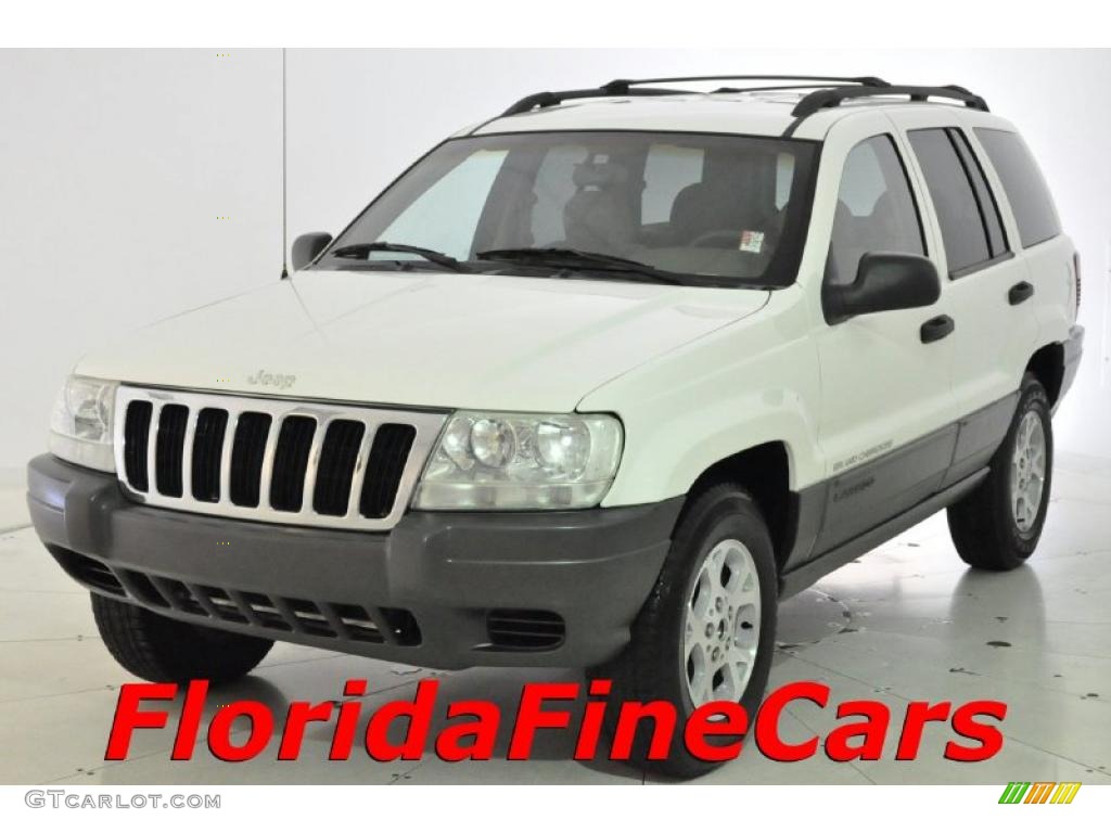 2001 Grand Cherokee Laredo - Stone White / Sandstone photo #1