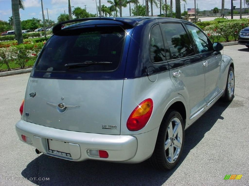 2004 PT Cruiser GT - Midnight Blue Pearlcoat/Bright Silver Metallic / Dark Slate Gray photo #6