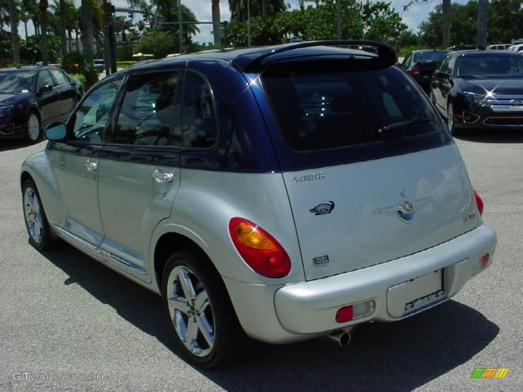 2004 PT Cruiser GT - Midnight Blue Pearlcoat/Bright Silver Metallic / Dark Slate Gray photo #9