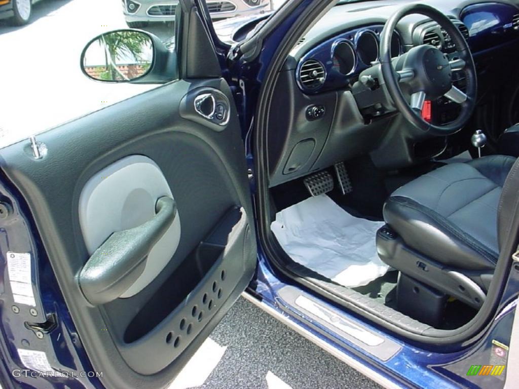 2004 PT Cruiser GT - Midnight Blue Pearlcoat/Bright Silver Metallic / Dark Slate Gray photo #16