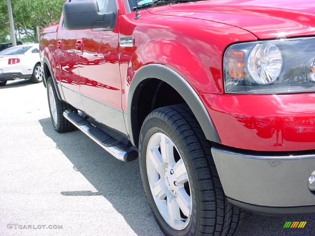 2007 F150 FX4 SuperCrew 4x4 - Bright Red / Black photo #2
