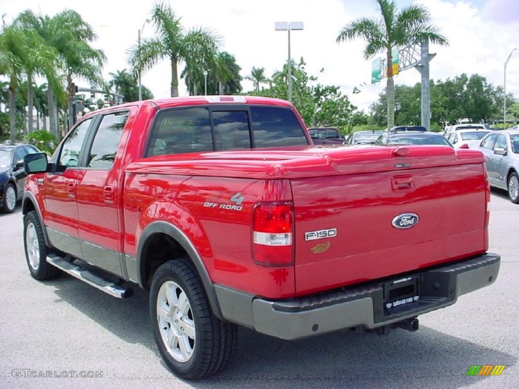 2007 F150 FX4 SuperCrew 4x4 - Bright Red / Black photo #10