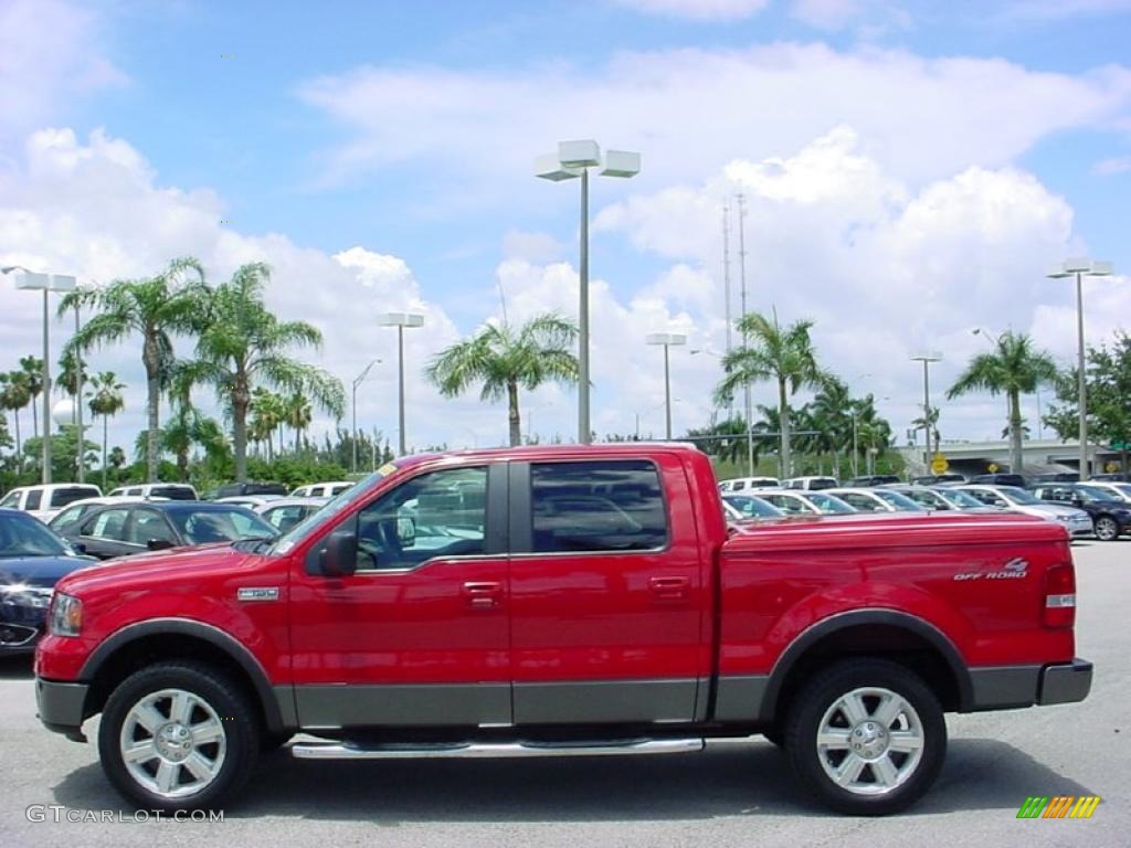 2007 F150 FX4 SuperCrew 4x4 - Bright Red / Black photo #11