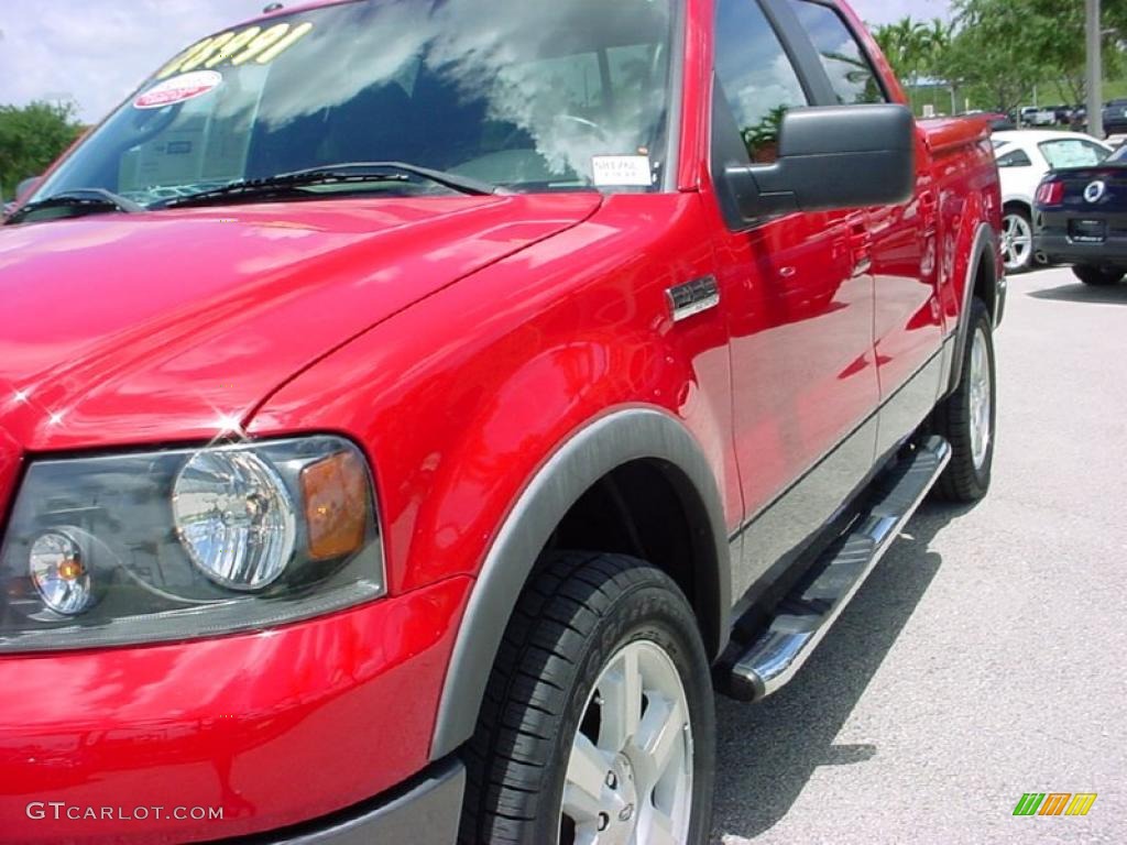 2007 F150 FX4 SuperCrew 4x4 - Bright Red / Black photo #14