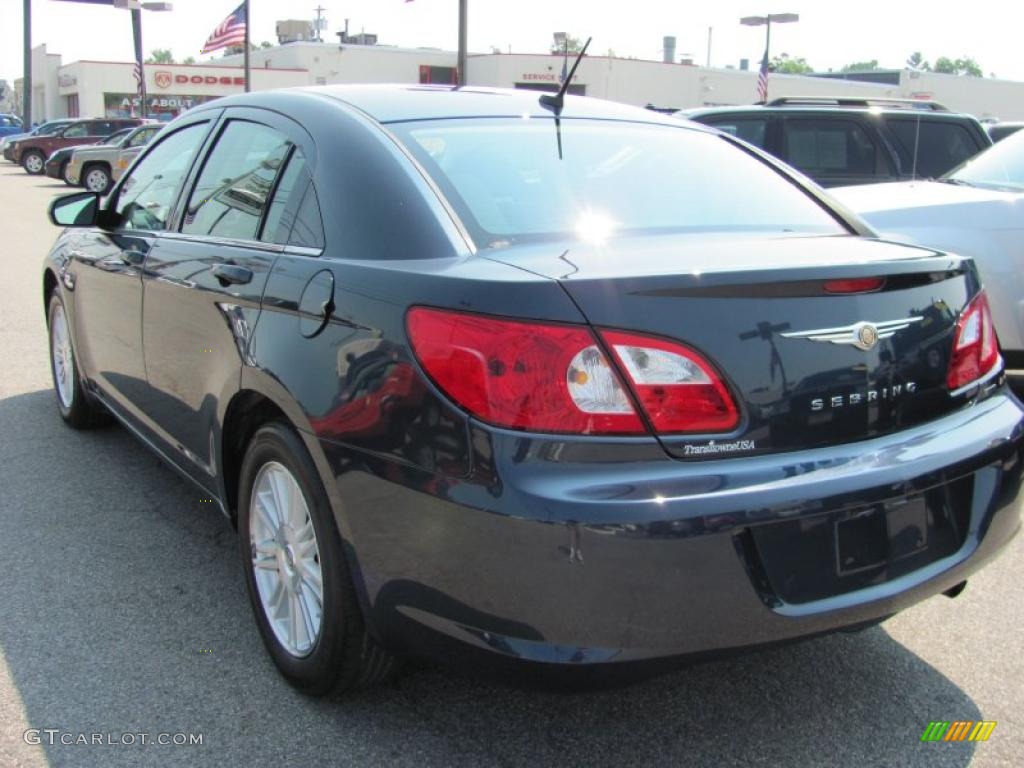 2007 Sebring Touring Sedan - Modern Blue Pearl / Dark Slate Gray/Light Slate Gray photo #14