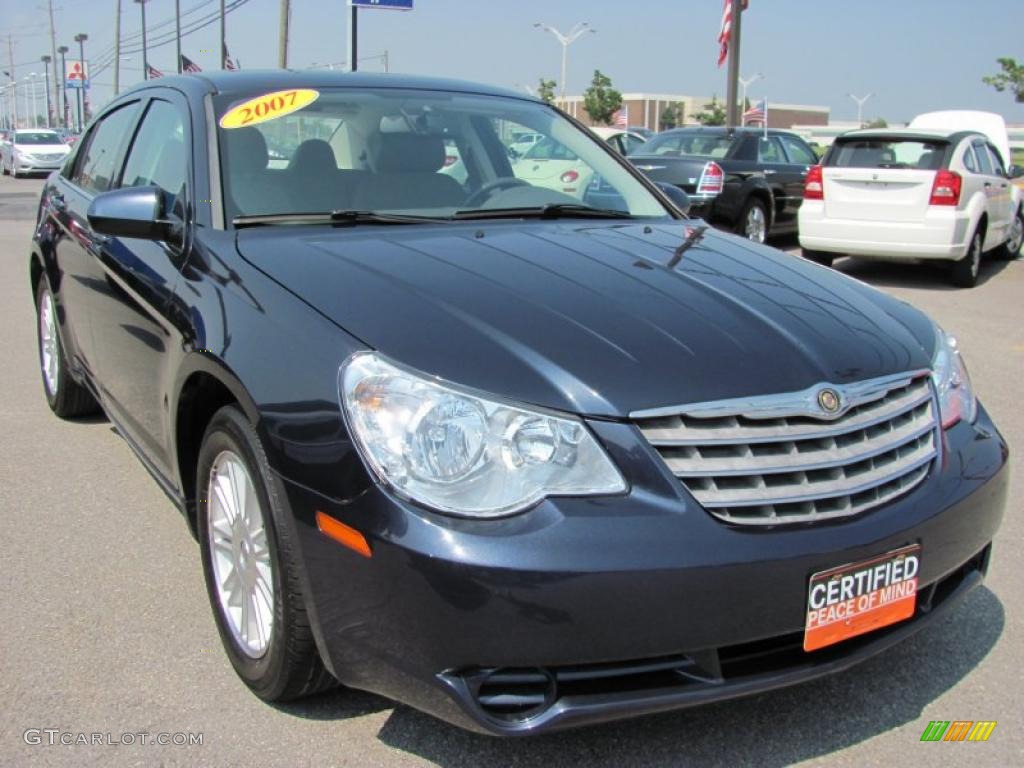 2007 Sebring Touring Sedan - Modern Blue Pearl / Dark Slate Gray/Light Slate Gray photo #16