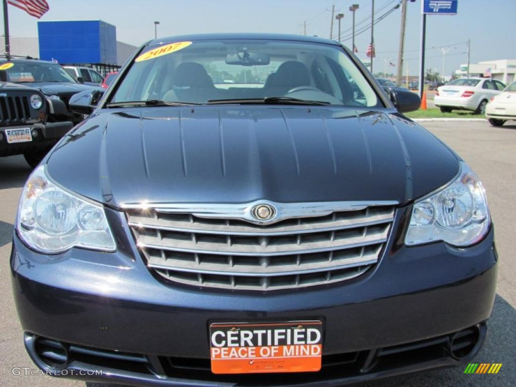 2007 Sebring Touring Sedan - Modern Blue Pearl / Dark Slate Gray/Light Slate Gray photo #17