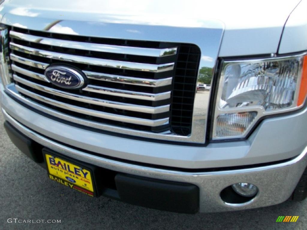 2010 F150 XLT SuperCrew - Ingot Silver Metallic / Tan photo #1