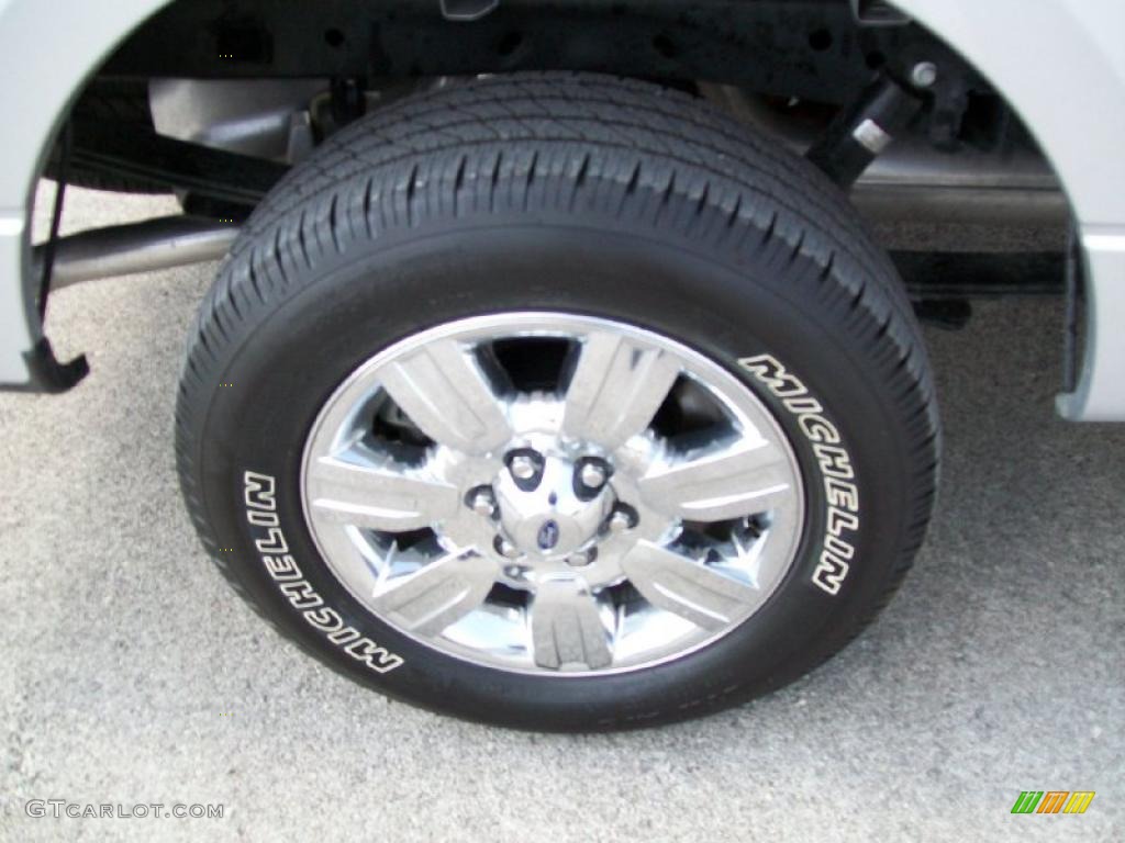 2010 F150 XLT SuperCrew - Ingot Silver Metallic / Tan photo #7