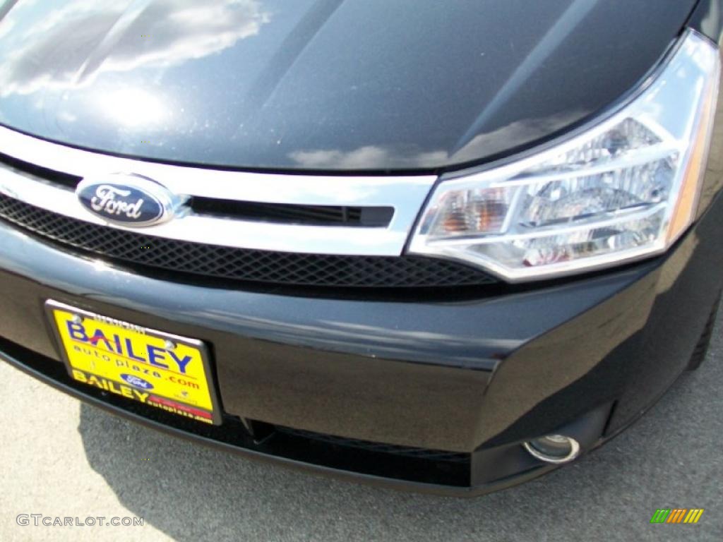 2008 Focus SES Coupe - Black / Medium Stone photo #1