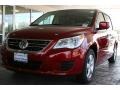 2009 Pomegranate Red Metallic Volkswagen Routan SE  photo #23