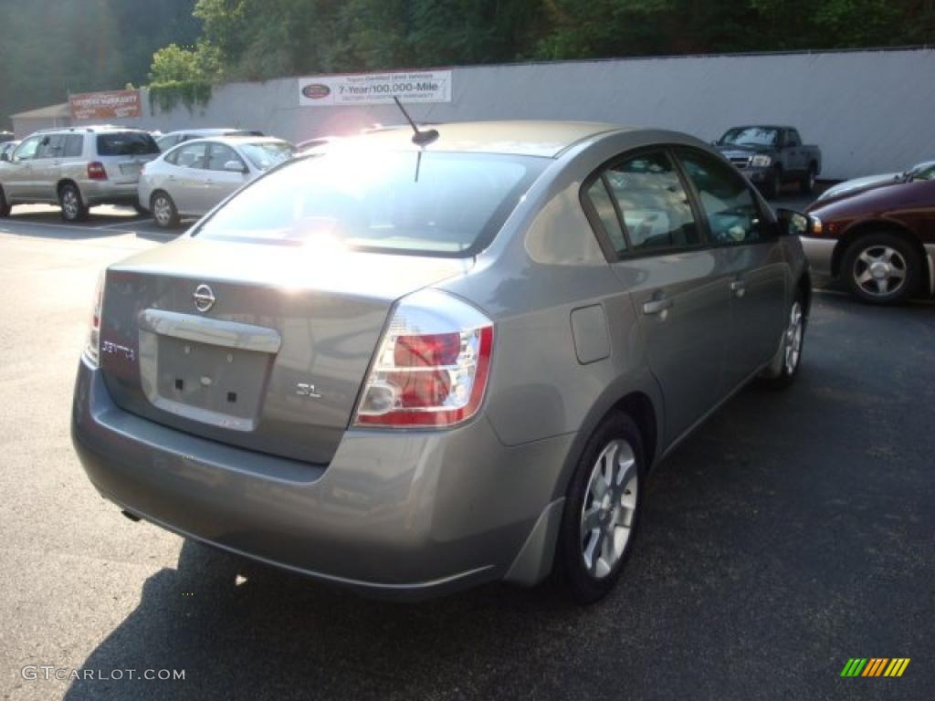 2008 Sentra 2.0 SL - Magnetic Gray / Charcoal/Steel photo #4