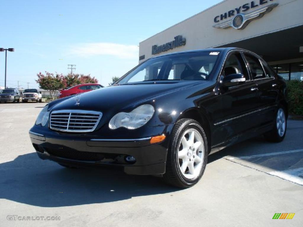 2003 C 240 Sedan - Black / Charcoal photo #7