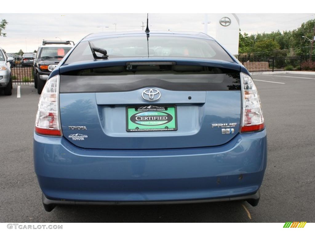 2008 Prius Hybrid - Seaside Blue Pearl / Gray photo #2